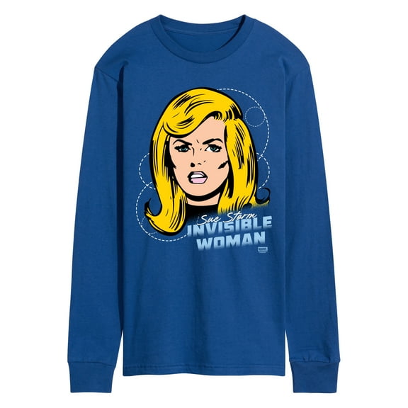 Marvel - Fantastic Four Invisible Woman Portrait - Men's Long Sleeve Graphic T-Shirt