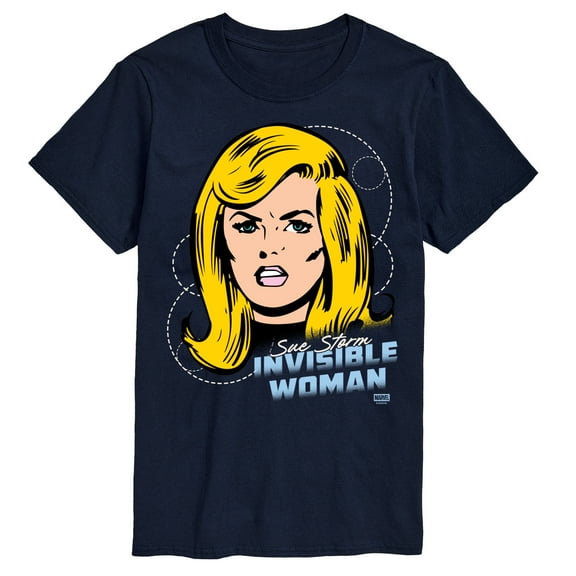 Marvel - Fantastic Four Invisible Woman Portrait - Men's Short Sleeve Graphic T-Shirt