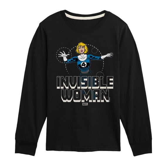 Marvel - Fantastic Four Invisible Woman Long Sleeve Graphic T-Shirt