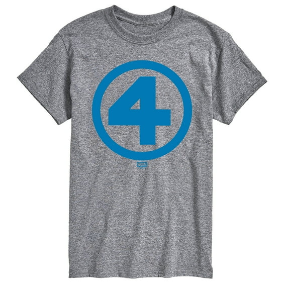 Marvel - Fantastic Four Logo Blue - Men's Short Sleeve Graphic T-Shirt