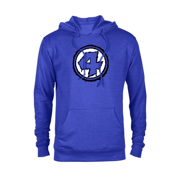 Marvel Fantastic Four Logo Melting Paint Drip - Pullover Hoodie for Adults - Customized-Royal