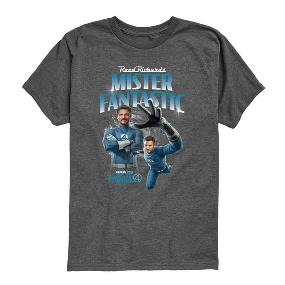 Fantastic Four - Mister Fantastic Bootleg - Youth Boys Short Sleeve Graphic T-Shirt