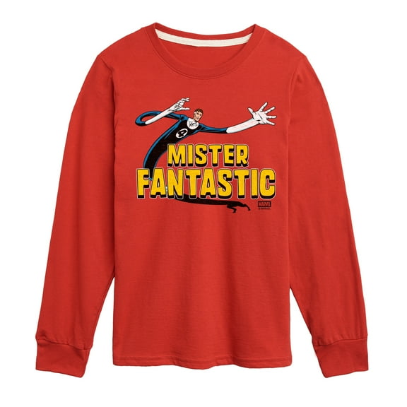 Fantastic Four - Mister Fantastic - Youth Boys Long Sleeve Graphic T-Shirt