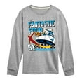 thumbnail image 1 of Fantastic Four - Fantatic Four Racing Tee - Youth Boys Long Sleeve Graphic T-Shirt, 1 of 4
