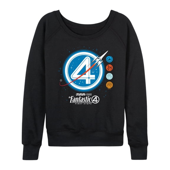 Marvel - Fantastic Four Space Logo - Women's French Terry Long Sleeve Shirt