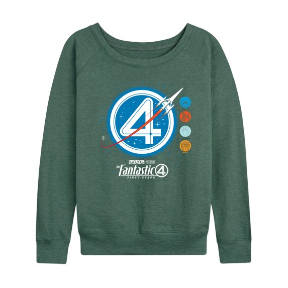 Marvel - Fantastic Four Space Logo - Women's French Terry Long Sleeve Shirt
