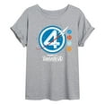 thumbnail image 1 of Marvel - Fantastic Four Space Logo - Women's Oversized Graphic T-Shirt, 1 of 4