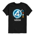 thumbnail image 1 of Fantastic Four - Fantatic Four Space Logo - Youth Boys Short Sleeve Graphic T-Shirt, 1 of 4