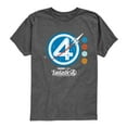 thumbnail image 1 of Fantastic Four - Fantatic Four Space Logo - Youth Boys Short Sleeve Graphic T-Shirt, 1 of 4
