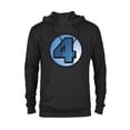 thumbnail image 1 of Marvel Fantastic Four Super Hero Logo Costume - Pullover Hoodie for Adults - Customized-Black, 1 of 5