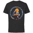 thumbnail image 1 of Marvel Fantastic Four Super Heroes 4 Logo - Short Sleeve Cotton T-Shirt for Adults - Customized-Black, 1 of 5