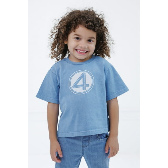 Marvel Fantastic Four T-Shirt Logo Toddler to Big Kid