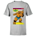 thumbnail image 1 of Marvel Fantastic Four The Thing Masterwork Pin-Up - Short Sleeve T-Shirt for Kids - Customized-Athletic Heather, 1 of 5