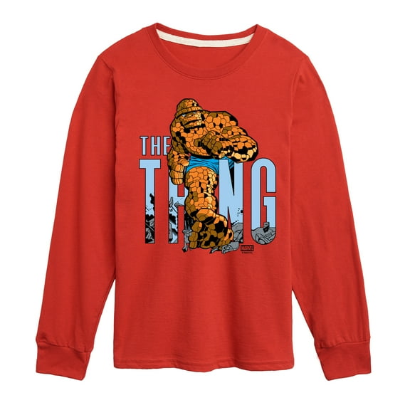 Fantastic Four - The Thing - Youth Boys Long Sleeve Graphic T-Shirt