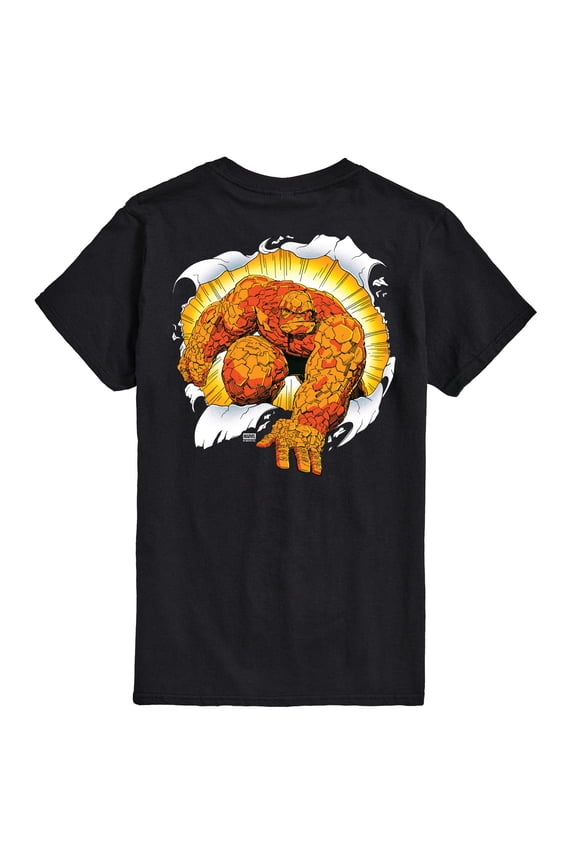 - Fantastic Four Thing Break Through - Men's Short Sleeve Graphic T-Shirt