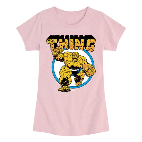 Marvel - Fantastic Four Thing Logo - Youth Girls Short Sleeve T-Shirt