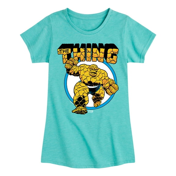 Marvel - Fantastic Four Thing Logo - Youth Girls Short Sleeve T-Shirt