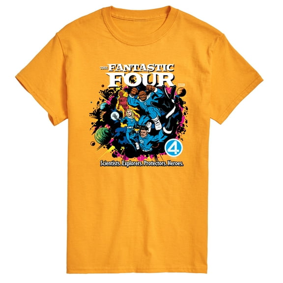 Marvel - Fantastic Four Vs Galactus Comic Book Cover -Men's Short Sleeve Graphic T-Shirt