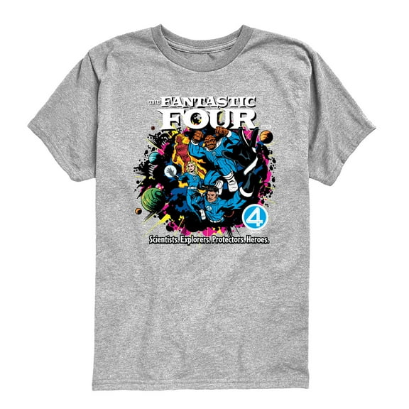 Fantastic Four - Fantatic Four Galactus Cover - Youth Boys Short Sleeve Graphic T-Shirt