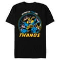 thumbnail image 1 of Marvel Father's Day My Dad is a Titan Like Thanos - Short Sleeve Blended T-Shirt for Adults - Customized-Black, 1 of 5