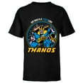 thumbnail image 1 of Marvel Father's Day My Dad is a Titan Like Thanos - Short Sleeve T-Shirt for Kids - Customized-Black, 1 of 5