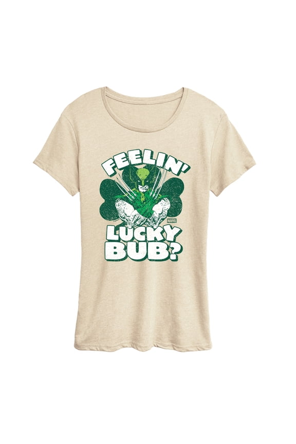 - Feelin Lucky Bub - Women's Short Sleeve Graphic T-Shirt