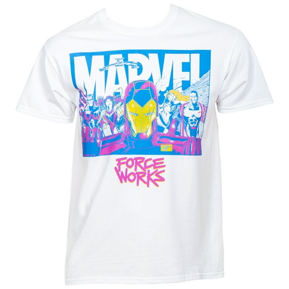 Marvel Force Works Team Up T-Shirt-2XLarge