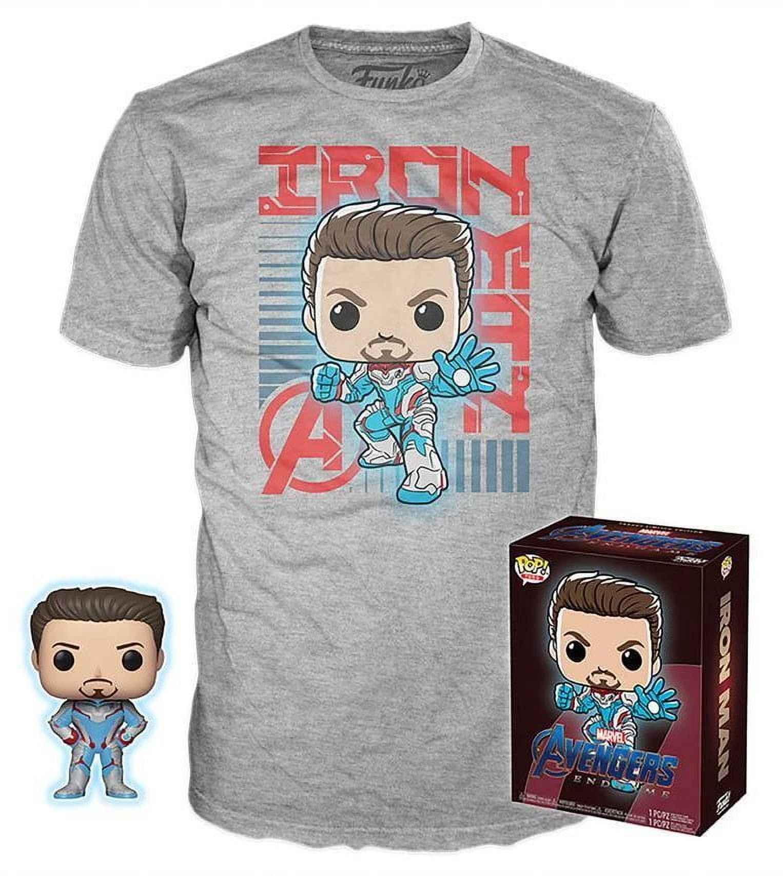 Marvel Funko POP! Disney Iron Man Vinyl Figure & T-Shirt [X-Large]