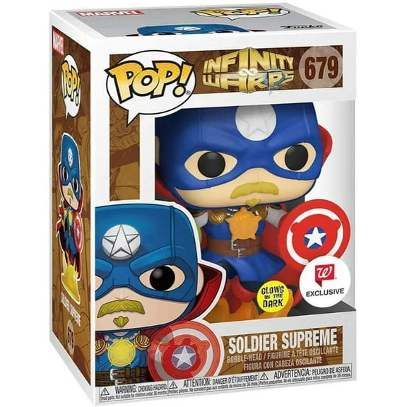 Funko POP Marvel Soldier Supreme Walgreens Exclusive Vinyl Figure