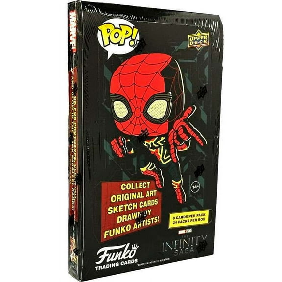 Marvel Funko POP x Upper Deck Infinity Saga Trading Card Box | 24 Packs