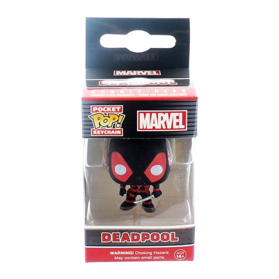 Funko Pocket POP Keychain Marvel Black Suit Deadpool Vinyl Figure 7512