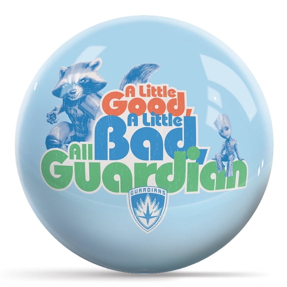 KR Strikeforce Marvel GOG Groot and Rocket Bowling Ball