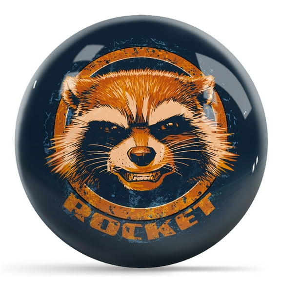 Marvel - GOG - Rocket 14lb Bowling Ball