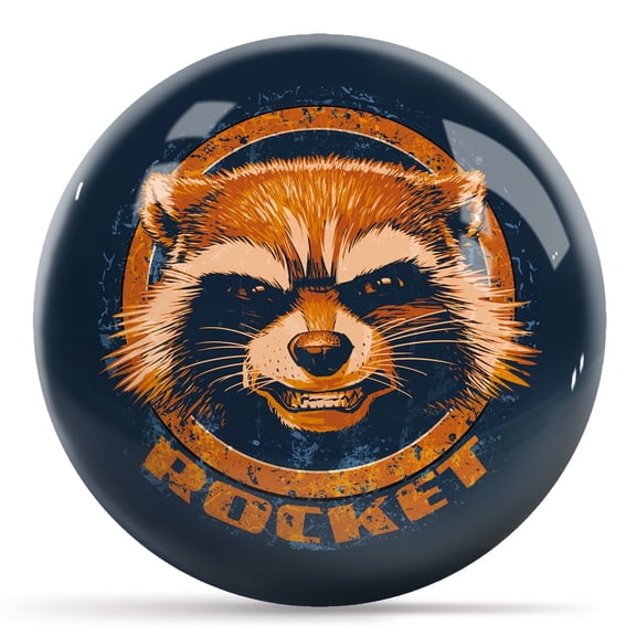 Marvel - GOG - Rocket 16lb Bowling Ball