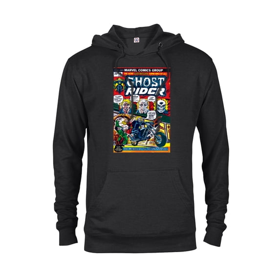 Marvel Ghost Rider #6 Vintage Comic Cover Halloween- Pullover Hoodie for Adults - Customized-Black