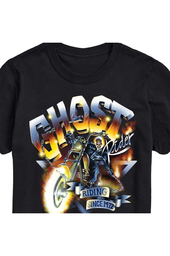 - Ghost Rider Biker - Men's Short Sleeve Graphic T-Shirt
