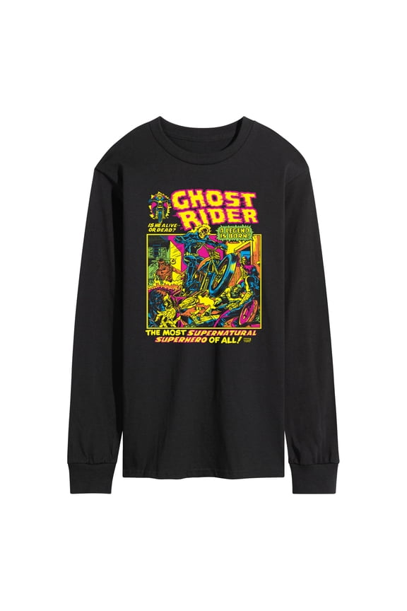 Ghost Rider - Comic Book - Men's Long Sleeve Graphic T-Shirt