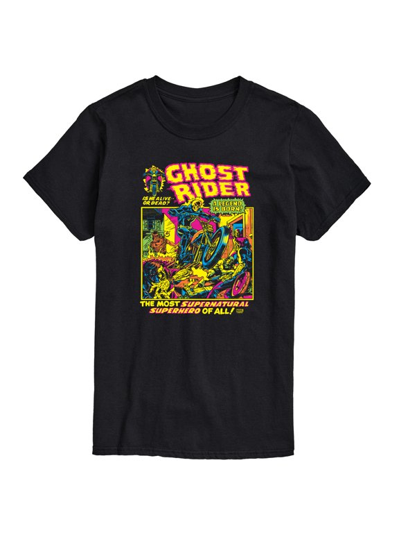 - Ghost Rider Comic Book Men's Short Sleeve Graphic T-Shirt