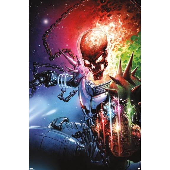 Marvel Ghost Rider - Cosmic Ghost Rider Destroys Marvel History #1 Wall Poster, 14.725" x 22.375"