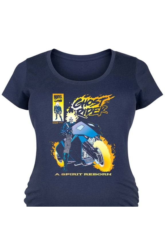 - Ghost Rider Cover - Women's Maternity Scoop Neck Graphic T-Shirt