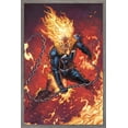 thumbnail image 1 of Marvel Ghost Rider - Flaming Chain Wall Poster, 14.725" x 22.375" Framed, 1 of 5