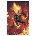 thumbnail image 1 of Marvel Ghost Rider - Flaming Chain Wall Poster, 22.375" x 34" Framed, 1 of 5