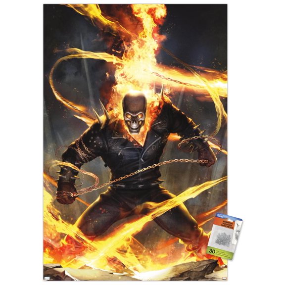 Marvel Ghost Rider - Marvel Tales Featuring Ghost Rider #1 Wall Poster with Pushpins, 22.375" x 34"