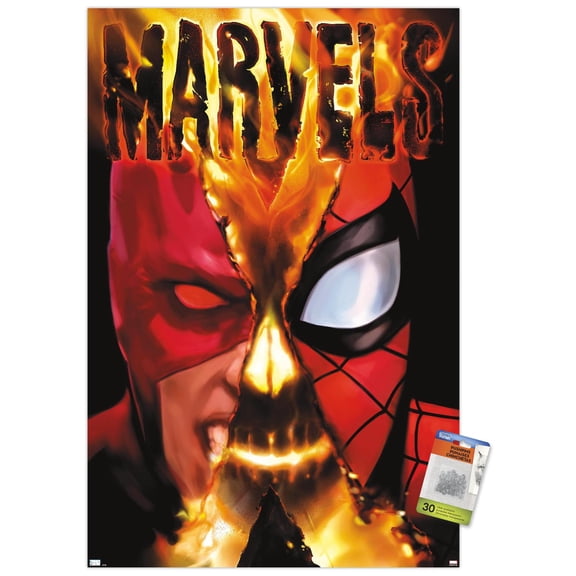 Marvel Ghost Rider - Marvels X #2 Wall Poster with Pushpins, 22.375" x 34"