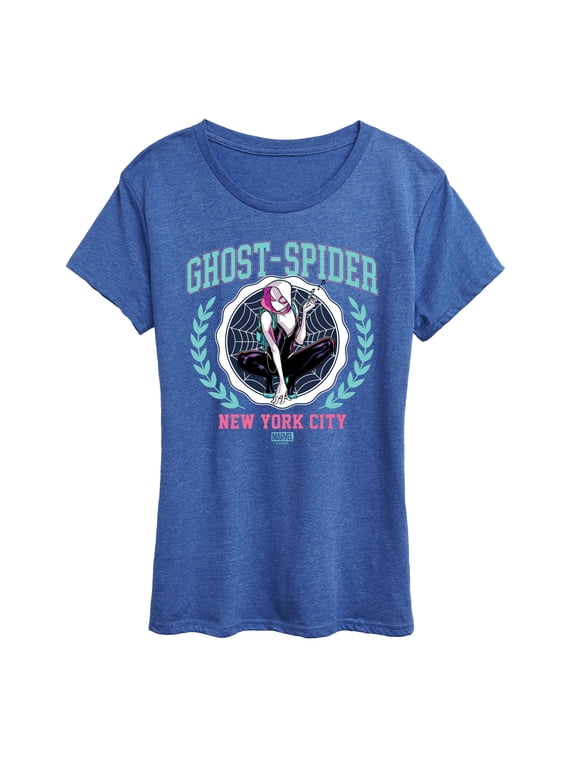 - Ghost Spider Collegiate Women's Short Sleeve Graphic T-Shirt
