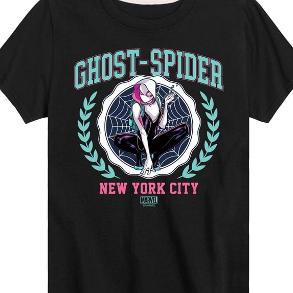 Marvel - Ghost Spider Collegiate - Youth Boys Short Sleeve Graphic T-Shirt