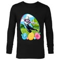 thumbnail image 1 of Marvel Ghost-Spider Easter Egg - Long Sleeve T-Shirt for Men - Customized-Black, 1 of 5