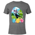 thumbnail image 1 of Marvel Ghost-Spider Easter Egg - Short Sleeve Blended T-Shirt for Adults - Customized-Dark Heather, 1 of 5