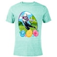 thumbnail image 1 of Marvel Ghost-Spider Easter Egg - Short Sleeve Blended T-Shirt for Adults - Customized-Ocean Blue, 1 of 5