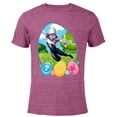 thumbnail image 1 of Marvel Ghost-Spider Easter Egg - Short Sleeve Blended T-Shirt for Adults - Customized-Purple, 1 of 5